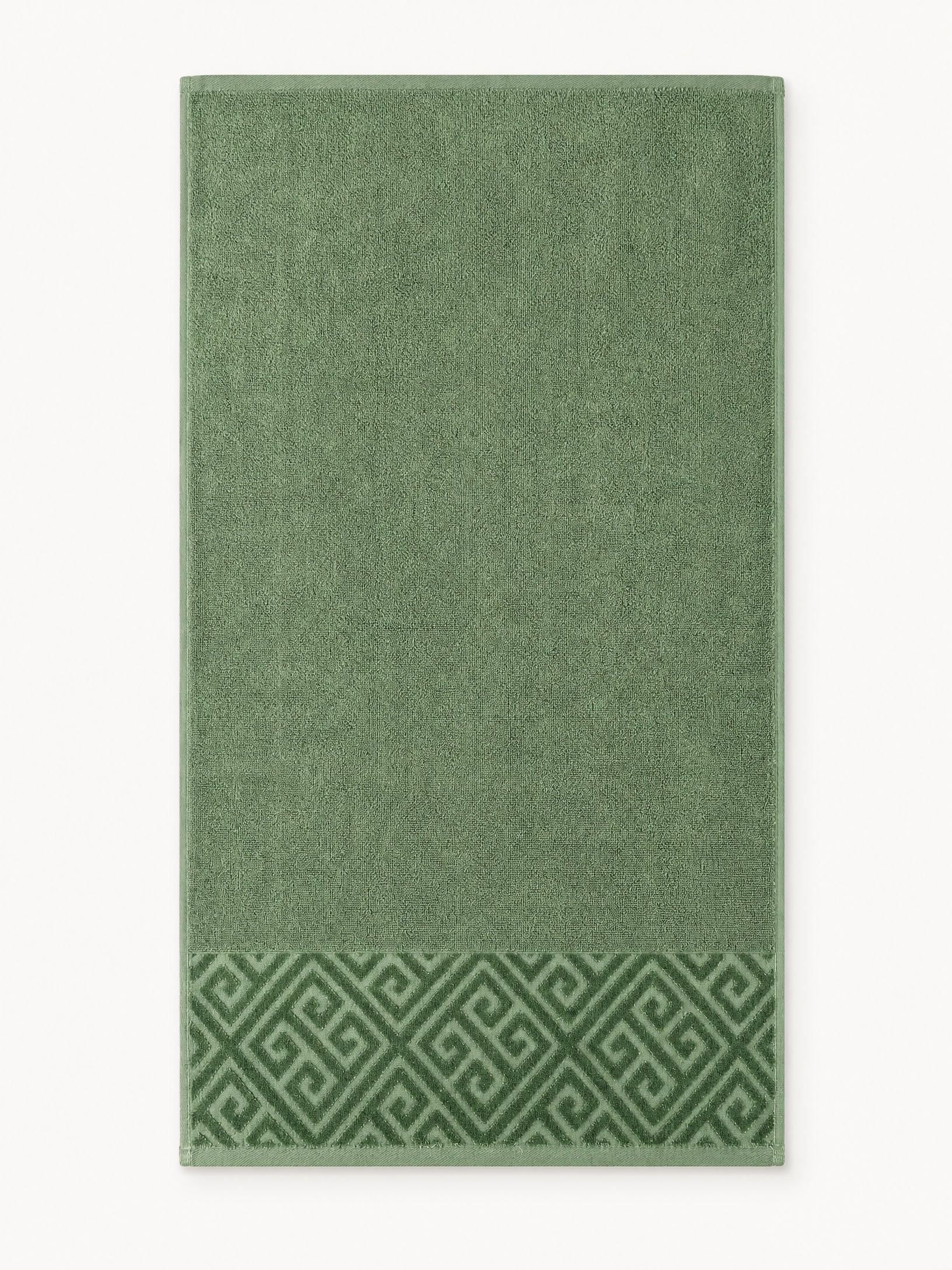 Facetowel , 50*100 , 100% cotton, Highly absorbent , Greek key design