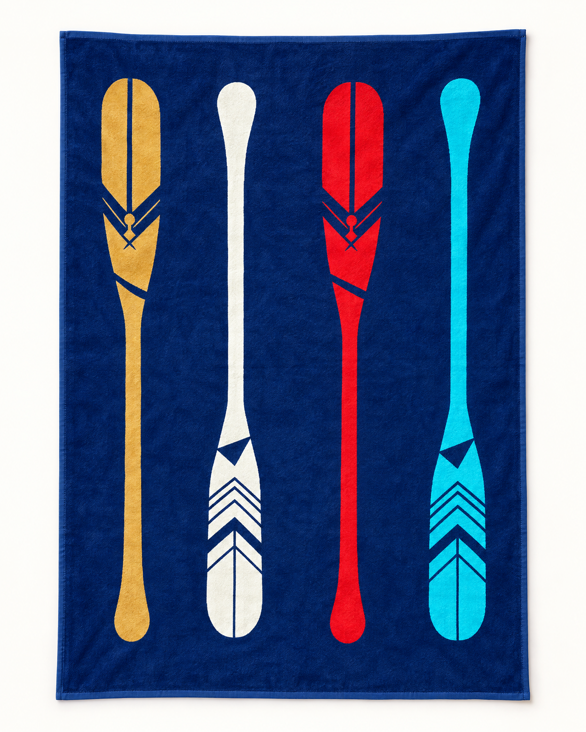 Jumbo Beach Towel ,140x 175  cm, 100% cotton ,Highly absorbent ,Vibrant  Blue & Teal Jumbo Striped Beach Towel