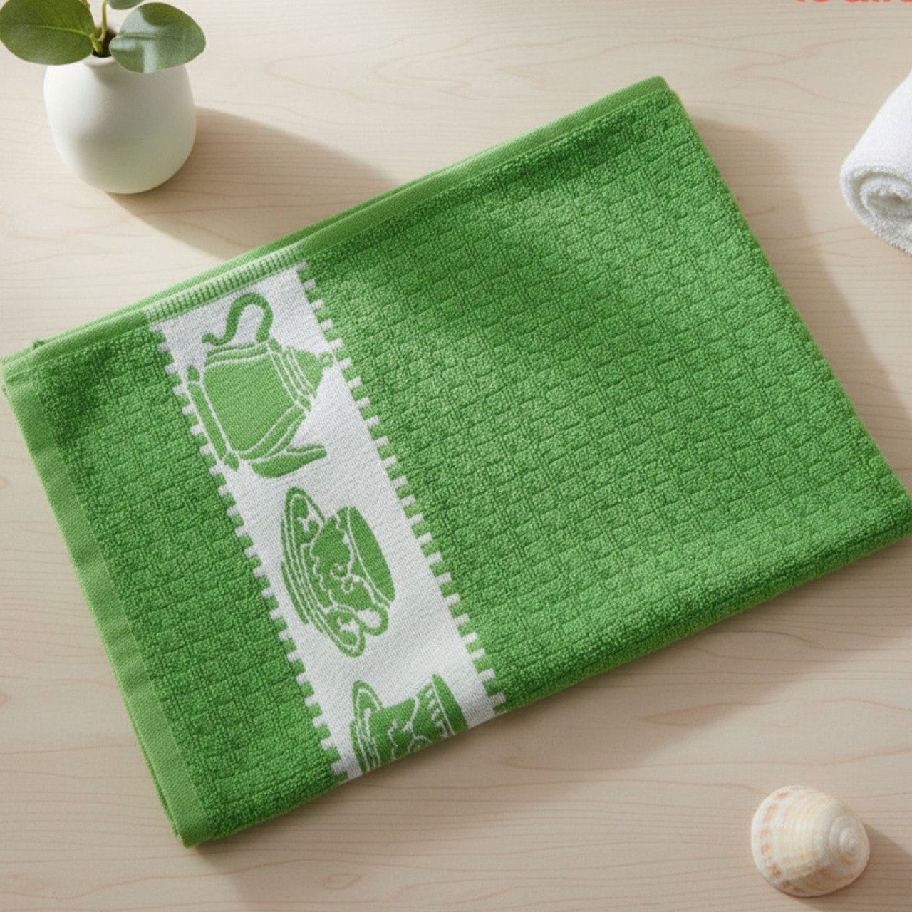 Kitchen Towels Set -6 Pieces, terry , 6 colors , 45*65 cm