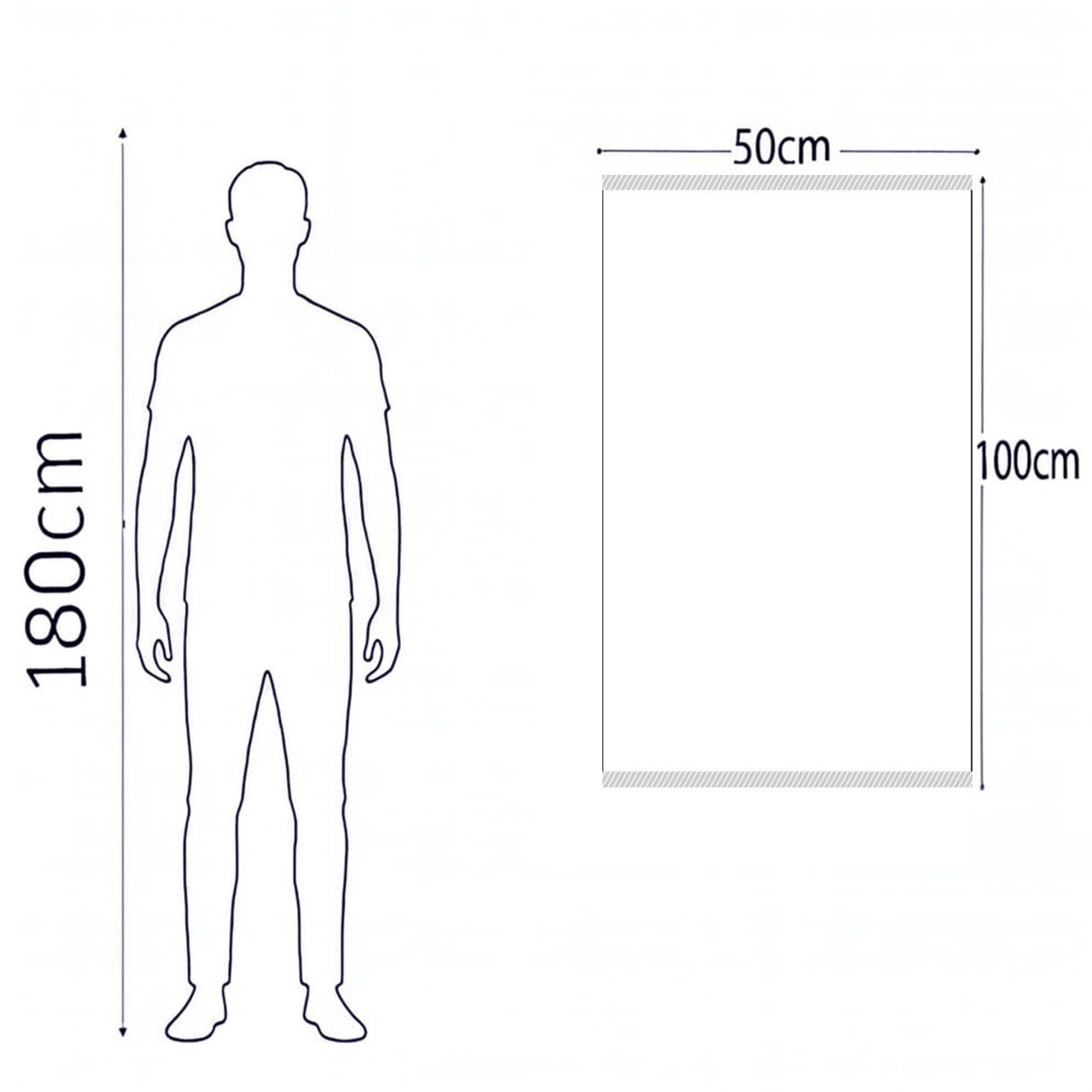 White Hotel Bath Towel – 50×100 cm