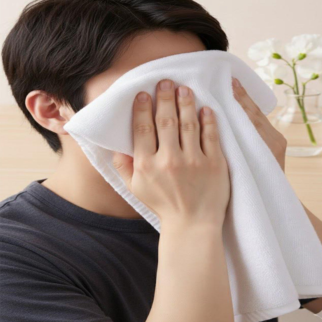 White Hotel Bath Towel – 50×100 cm