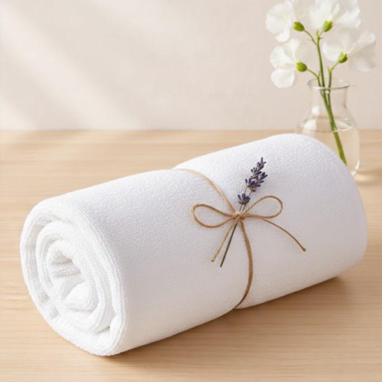 White Hotel Hand Towel – 50×70 cm