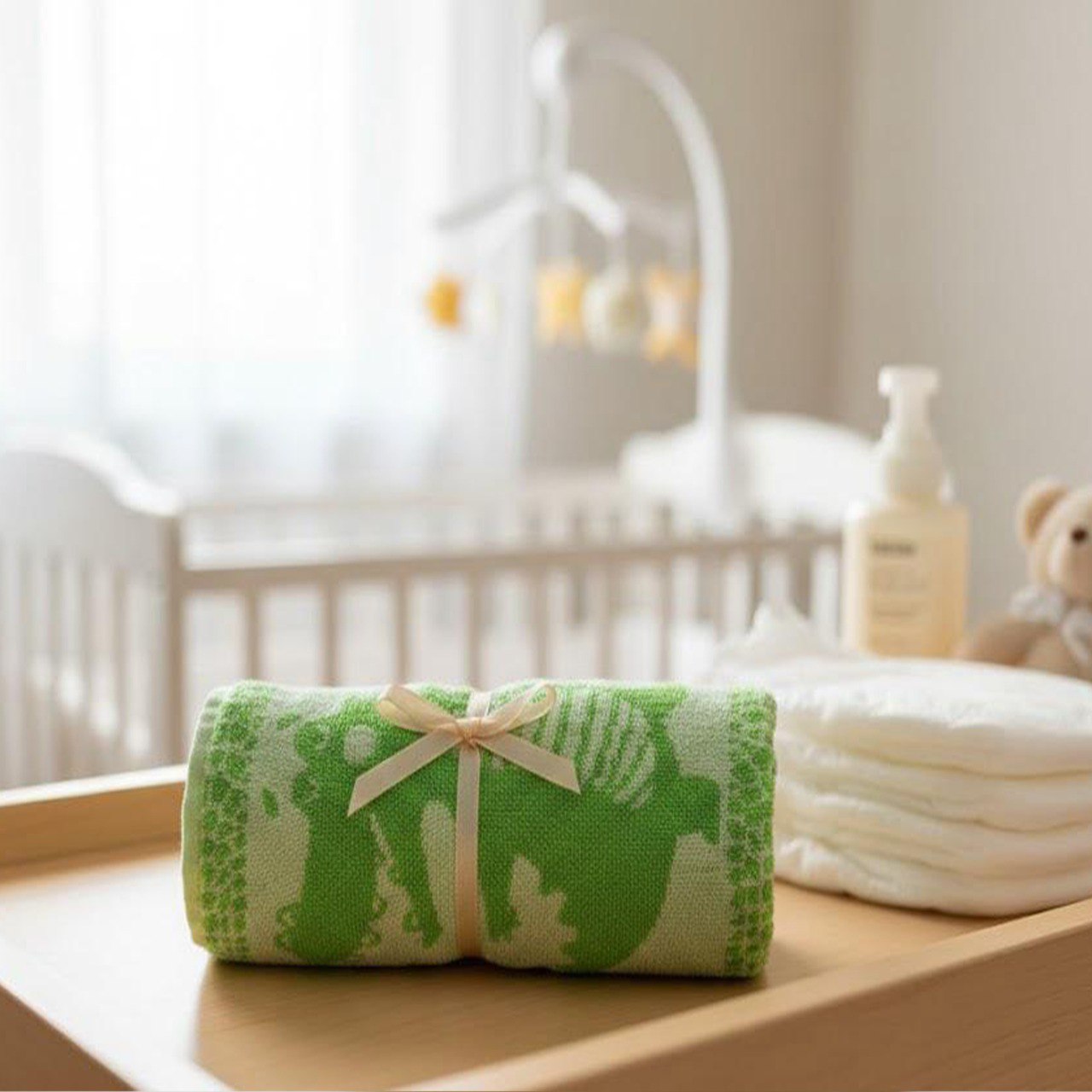 Kids Hand Towel,100% Cotton , Crocodile , Elephant , Mermaid designs