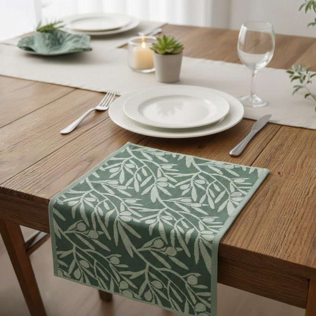Kitchen Towel, Terry ,50×50 cm ,100% Cotton - flat ,50×70 cm