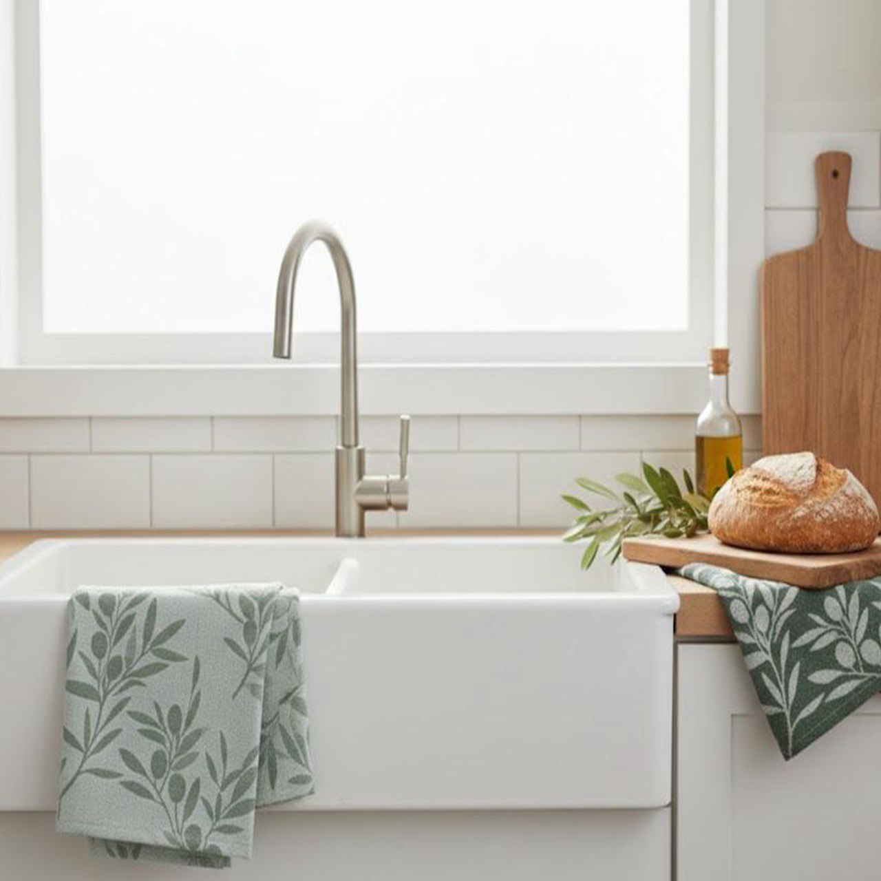 Kitchen Towel, Terry ,50×50 cm ,100% Cotton - flat ,50×70 cm