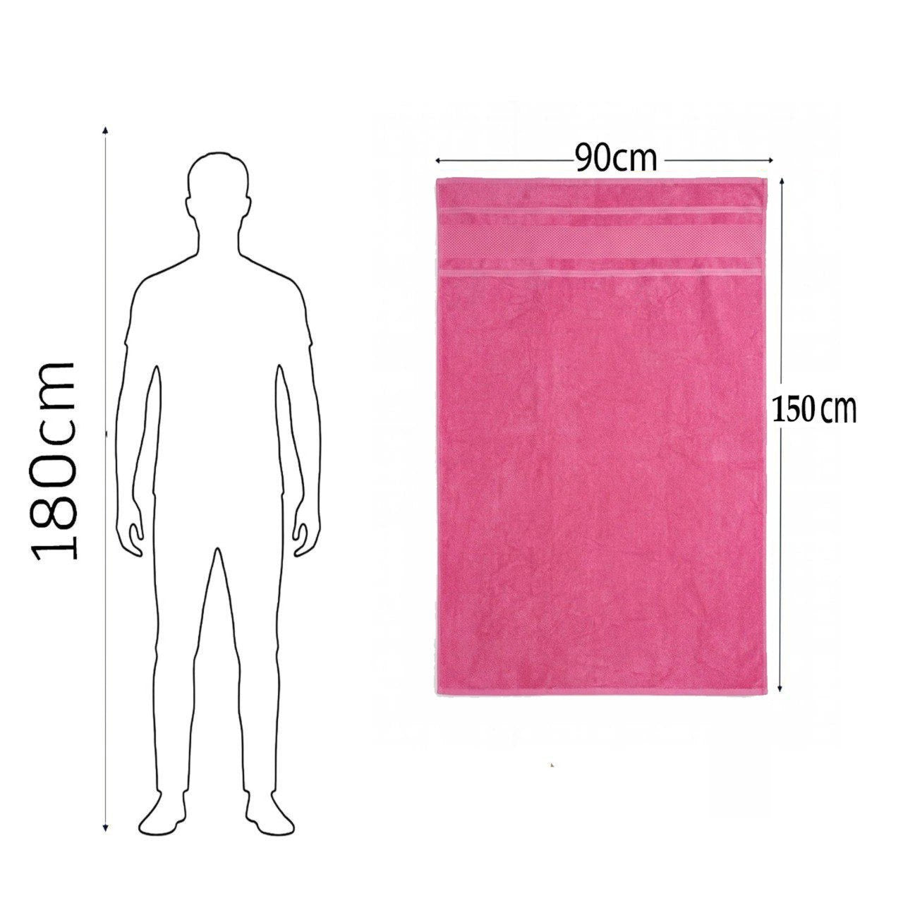 Beach Towel, 100% Cotton, 90*150 cm, Soft velour