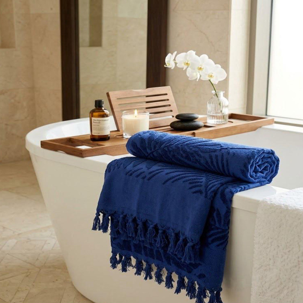 Beach Towel, 100% Cotton, Size 86*160 cm, Bold, Vibrant & Premium
