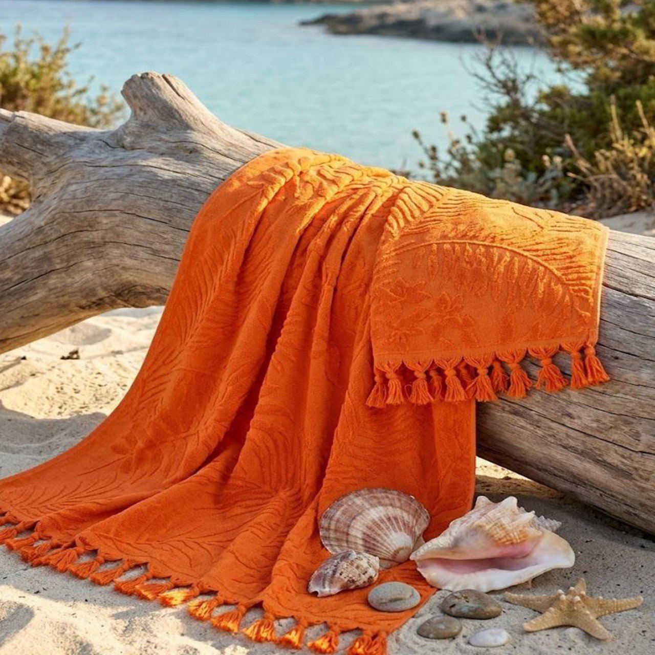 Beach Towel, 100% Cotton, Size 86*160 cm, Bold, Vibrant & Premium