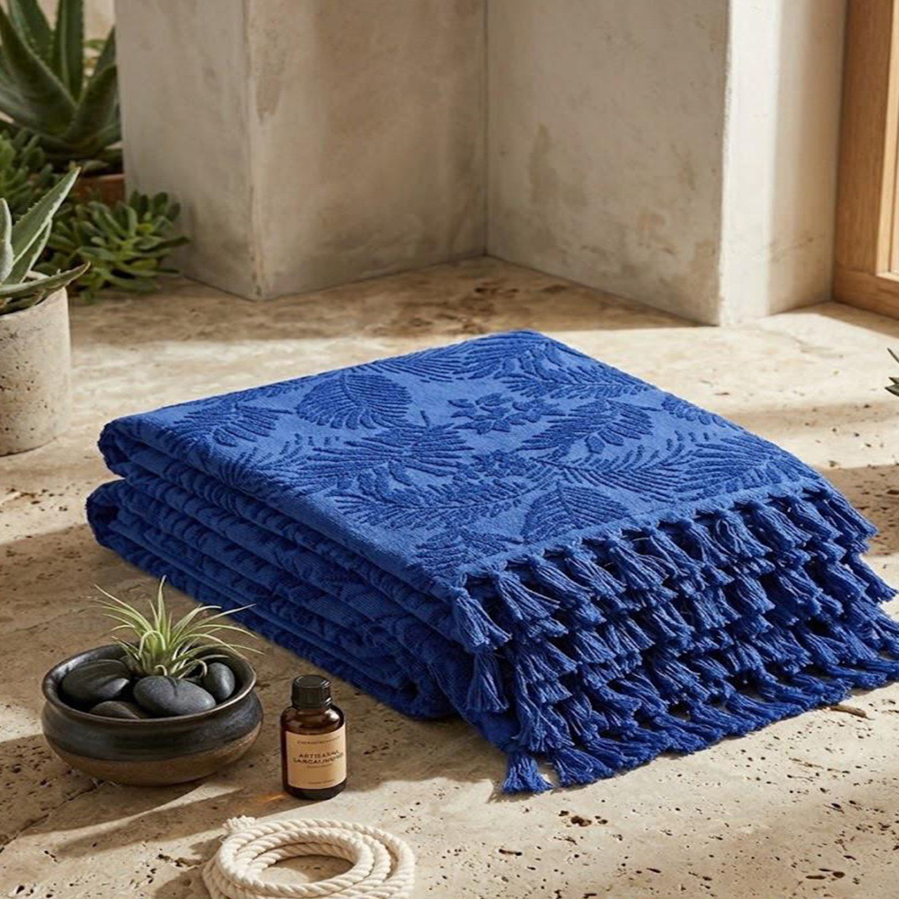 Beach Towel, 100% Cotton, Size 86*160 cm, Bold, Vibrant & Premium