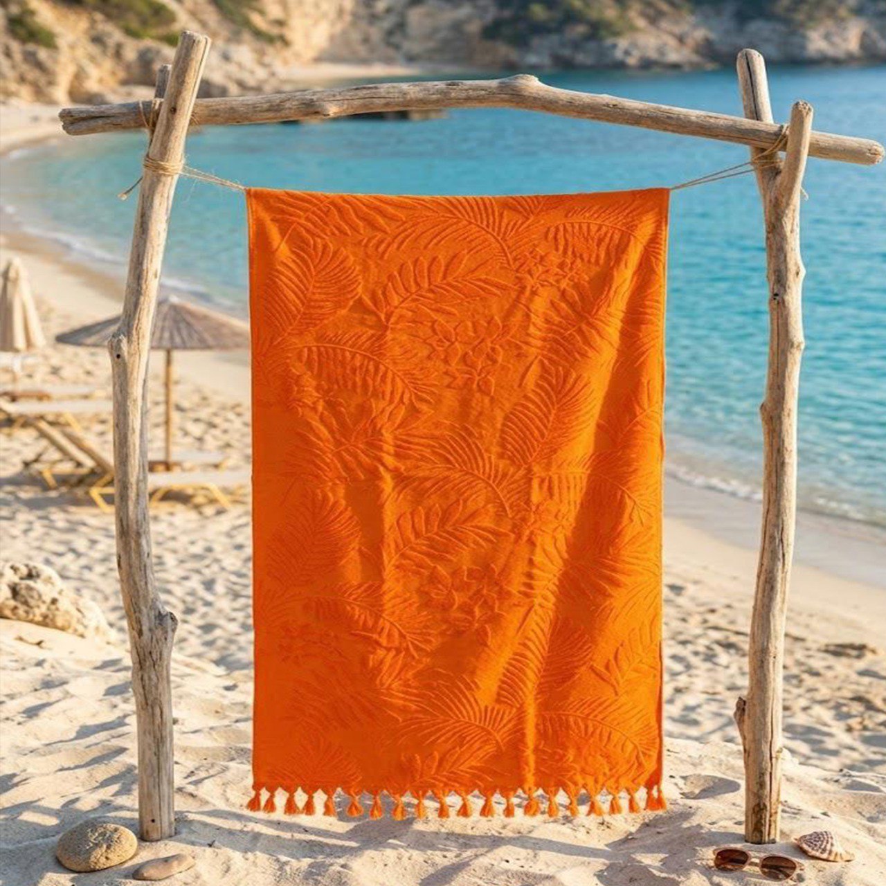 Beach Towel, 100% Cotton, Size 86*160 cm, Bold, Vibrant & Premium