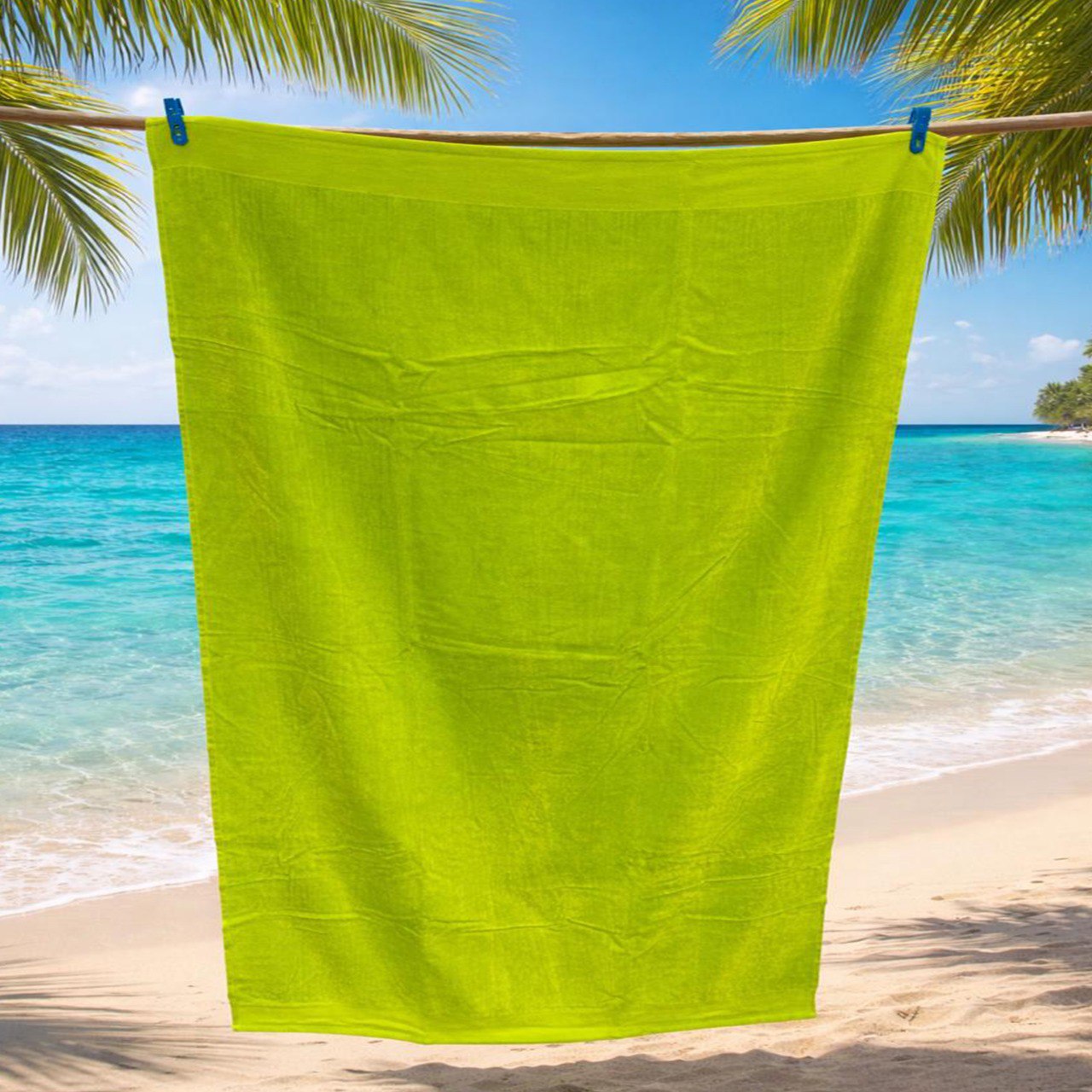 Beach Towel, 100% Cotton ,size 86 x160 cm ,Elegant Stripes with Tassels