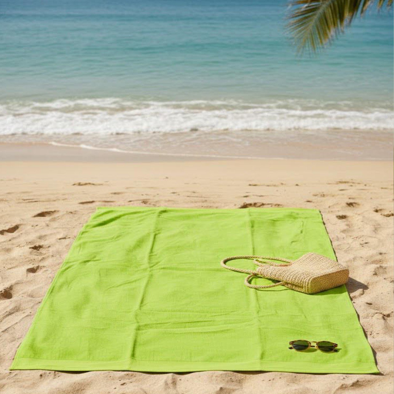 Beach Towel, 100% Cotton ,size 86 x160 cm ,Elegant Stripes with Tassels