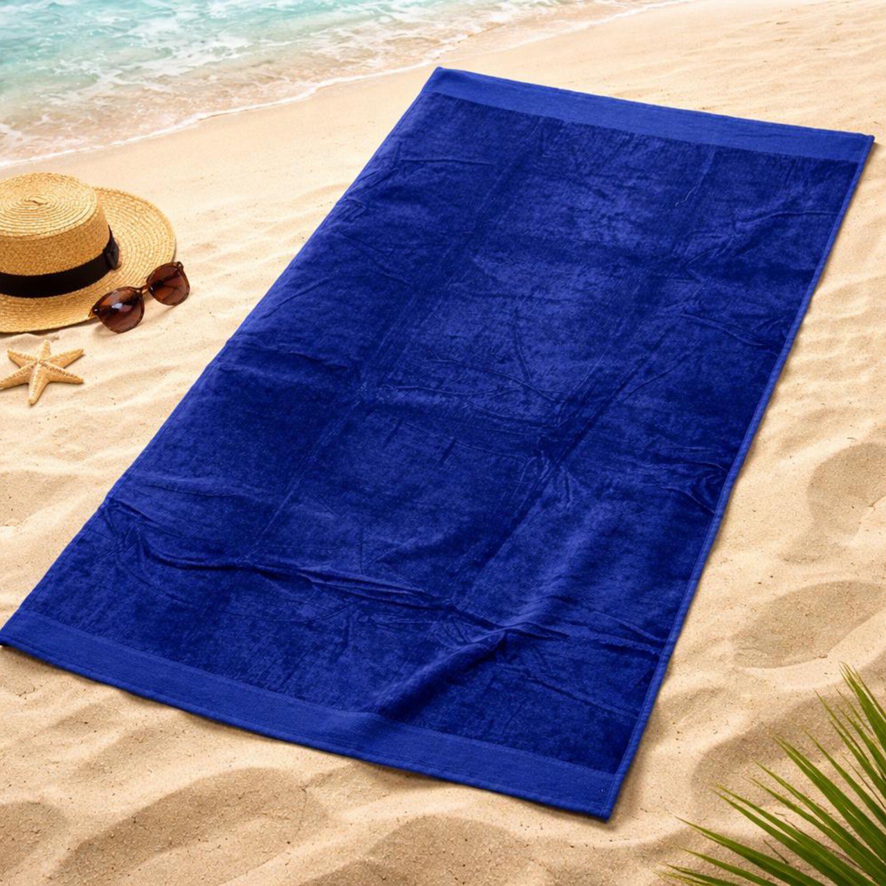 Beach Towel, 100% Cotton ,size 86 x160 cm ,Elegant Stripes with Tassels