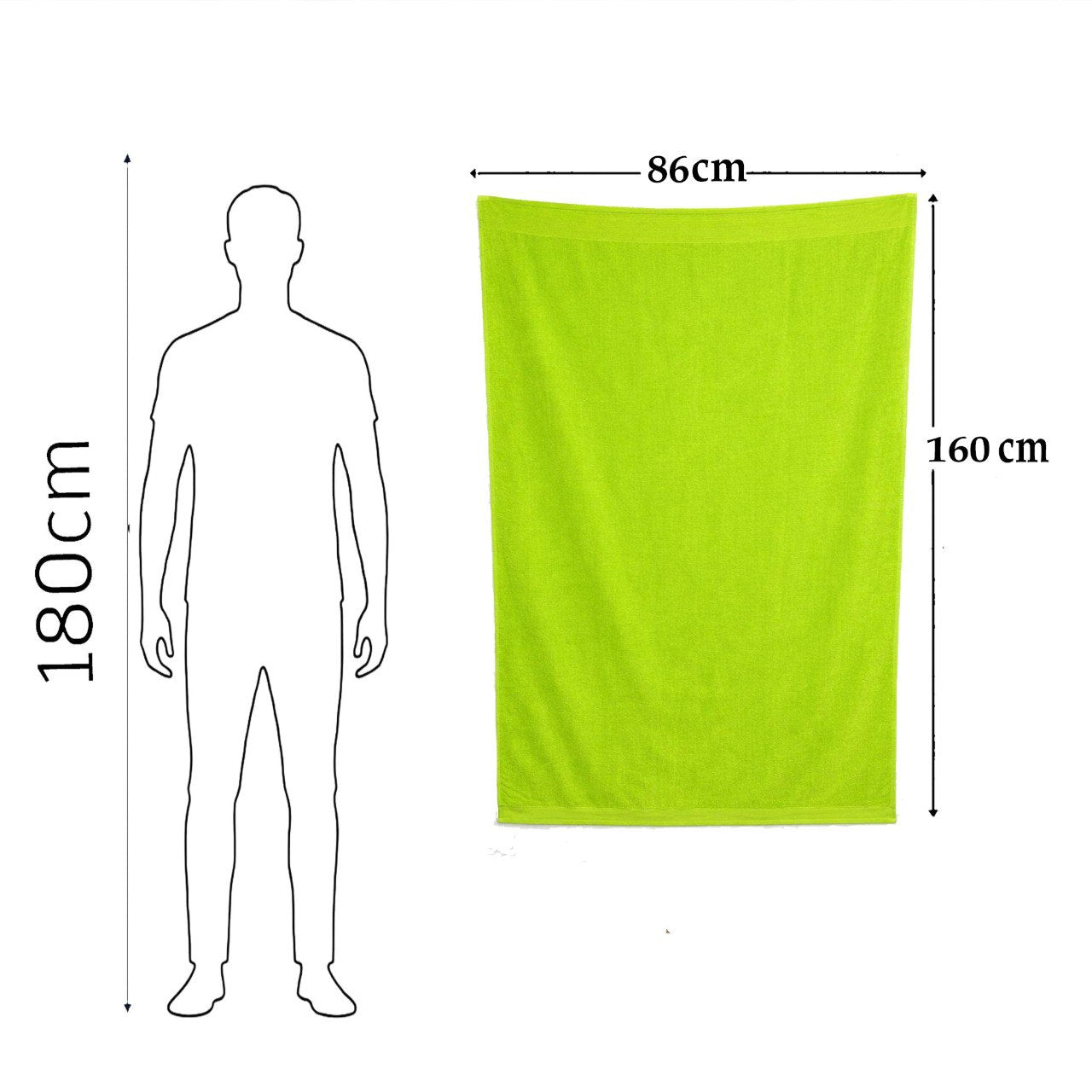 Beach Towel, 100% Cotton ,size 86 x160 cm ,Elegant Stripes with Tassels