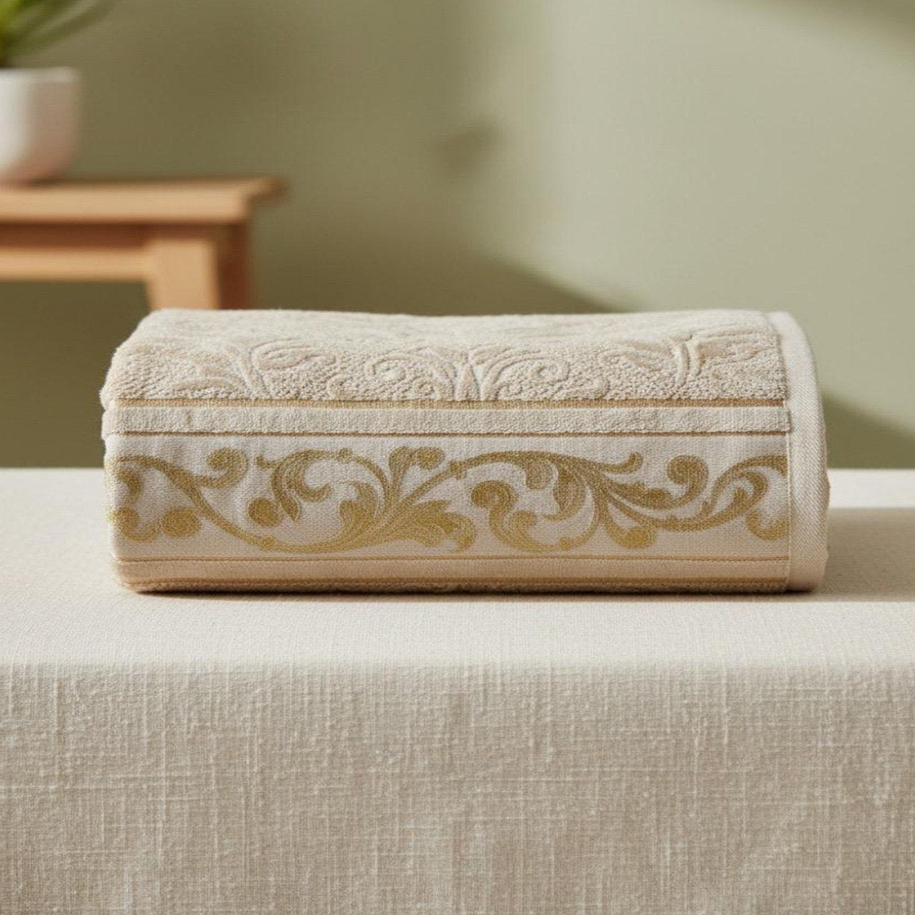 Bath Towel ,90 x 155 , cotton 100%, Elegant Velour Design