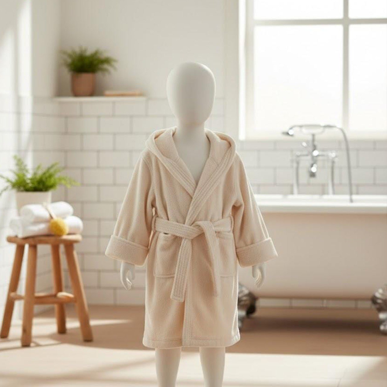 Kids Hooded Bath Robe
