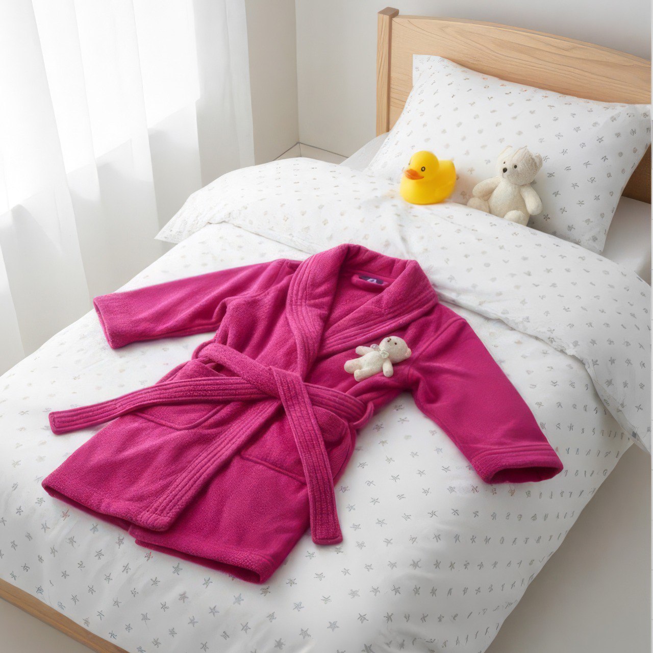 Kids Hooded Bath Robe