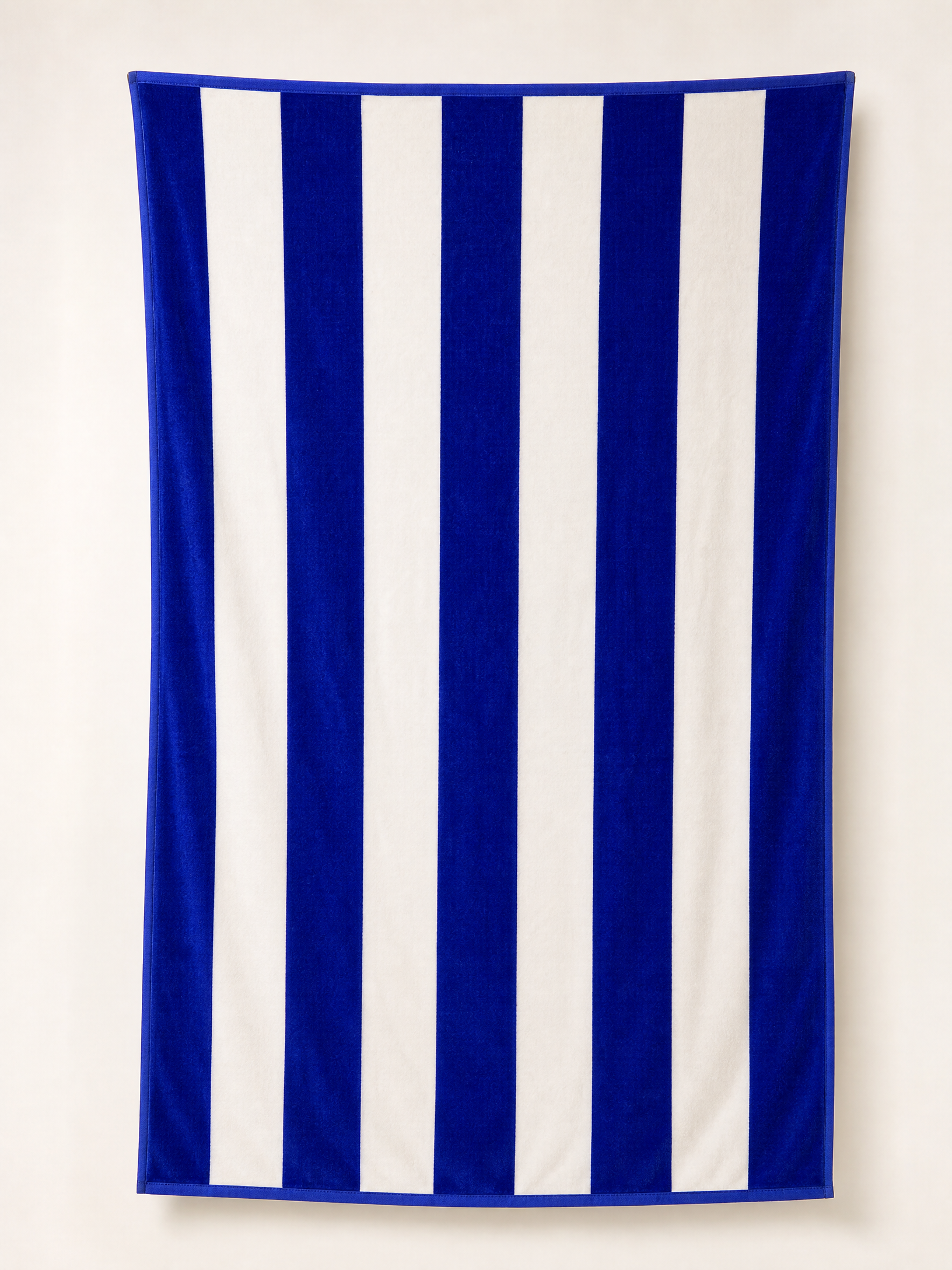Beach towel , 90 x 180 , 100% cotton ,Highly absorbent ,Classic Blue & White Striped  Beach Towel