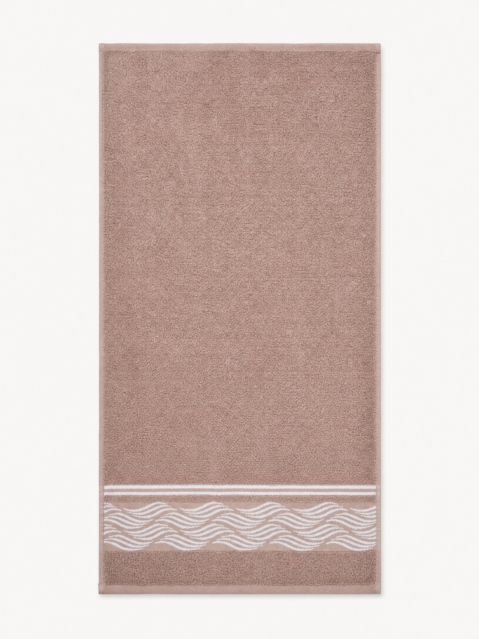 Facetowel , 50*100 , 100% cotton, Highly absorbent ,Wave Border design